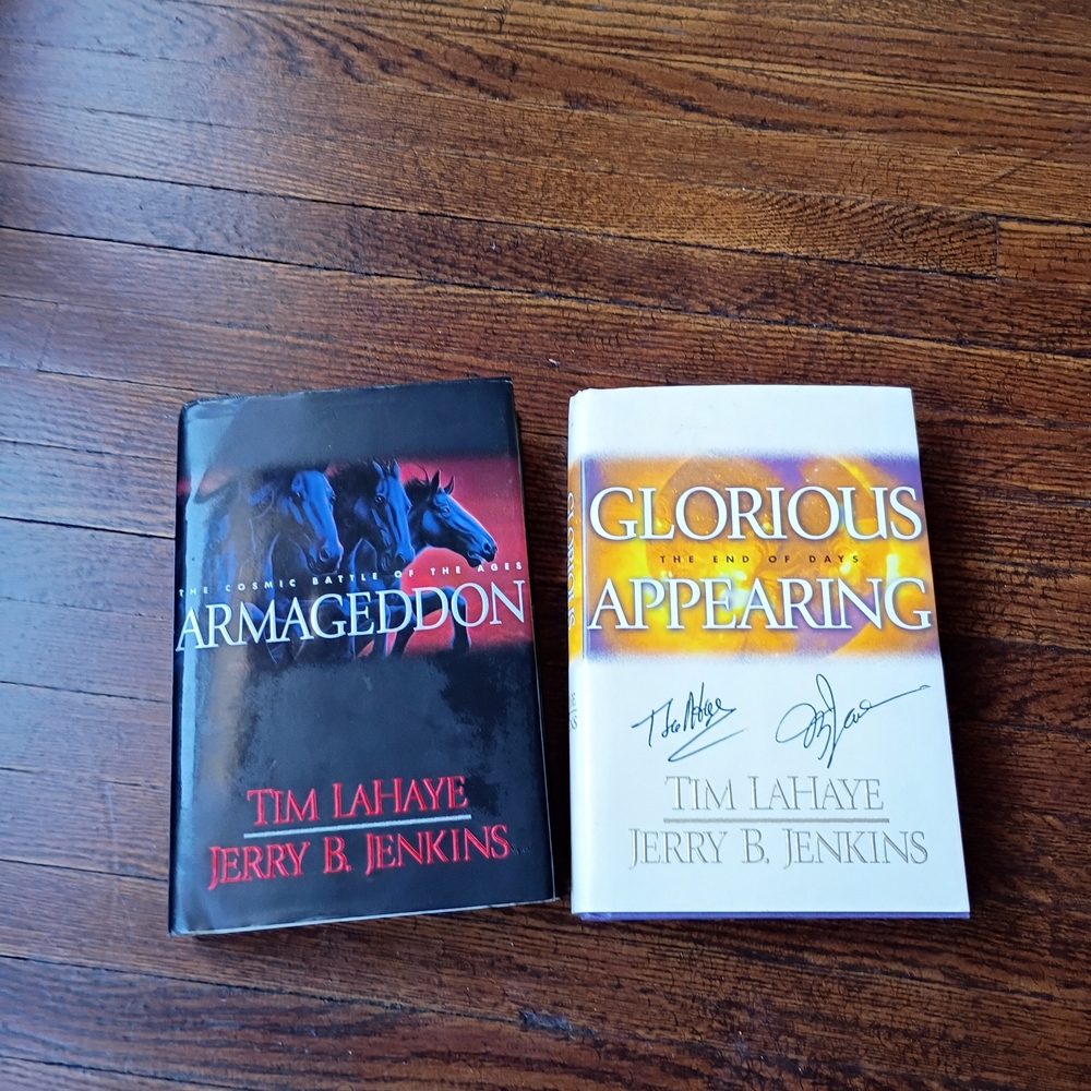Glorious Appearing & Armageddon Bundle Of 2 by Tim & Jerry 2000's Vintage